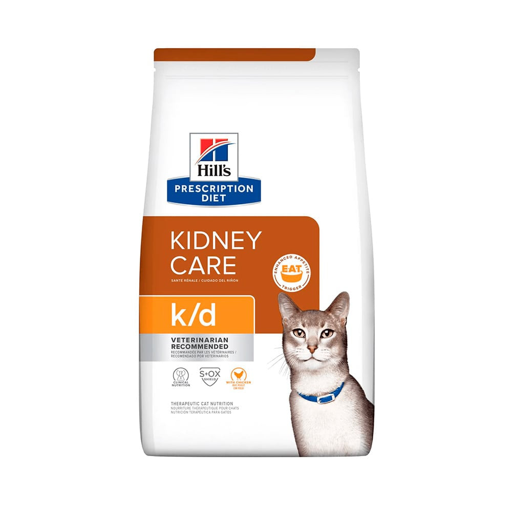 Hills Prescription Diet Gatos Kidney Care k/d 4 Lb