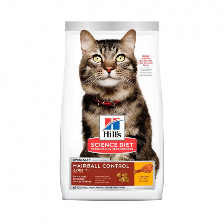 Hills Science Diet Gatos Senior Hairball Control 3.5 Lb