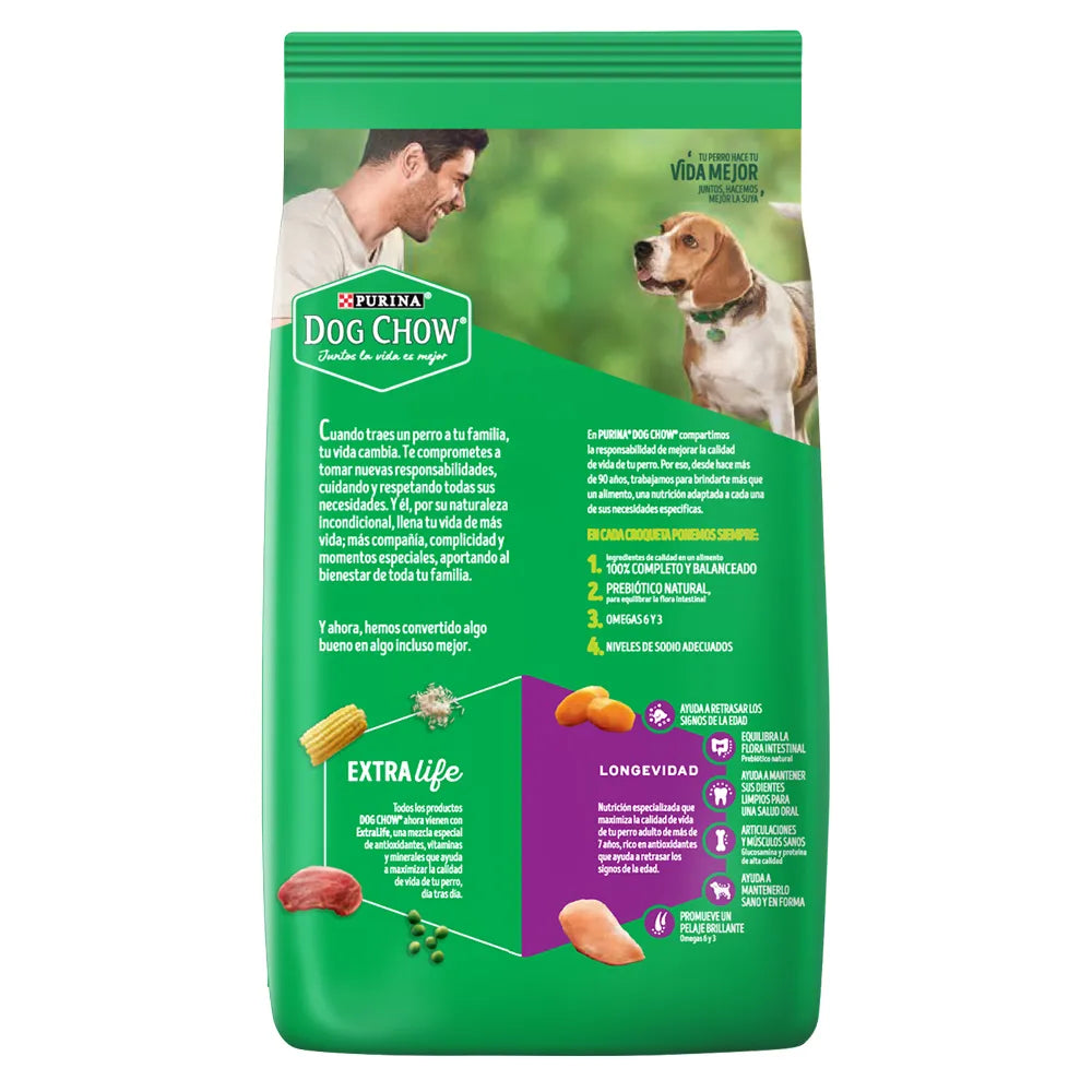 Dog Chow Perros Adultos Logevidad 7+