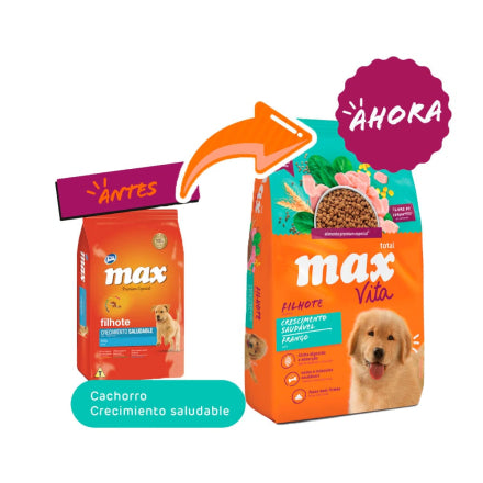 Max Vita Filothe Perros Cachorros Crecimiento Saludable Frango