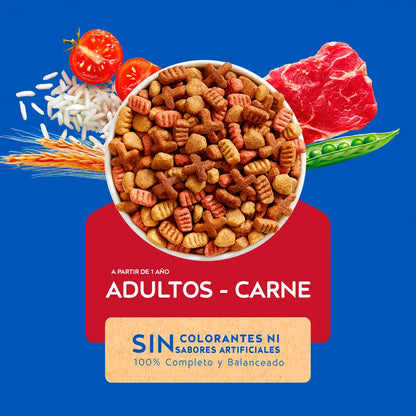 Cat Chow Gatos Adultos Carne