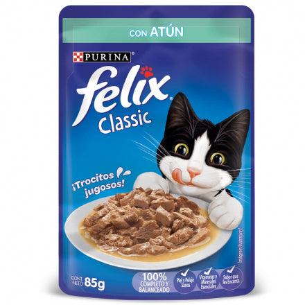 Felix Classic Comida Húmeda Gatos Atún 85 g