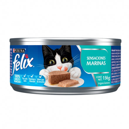 Felix Comida Húmeda Gatos Sensaciones Marinas 156 g