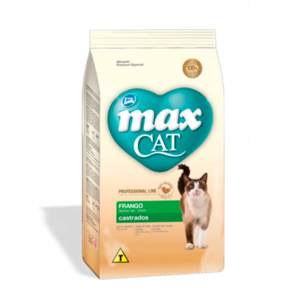 Max Cat Premium Especial Gatos Castrados Pollo