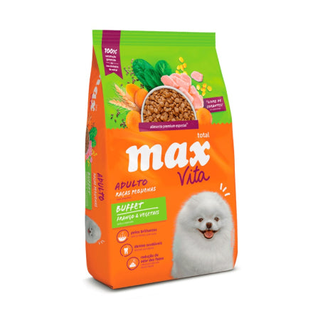 Max Vita adulto raza pequeña bufett, fango y vegetales