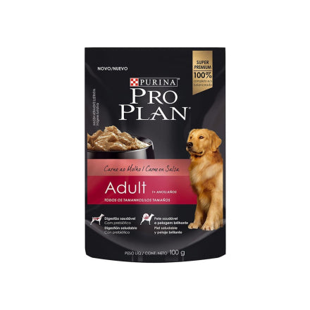 Pro Plan Wet Alimento Húmedo Carne para perros 100 g