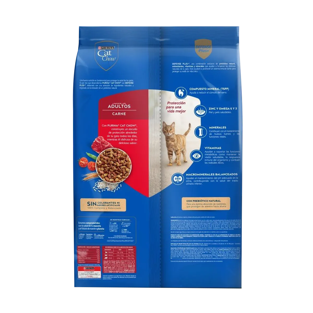 Cat Chow Gatos Adultos Carne