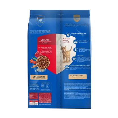 Cat Chow Gatos Adultos Carne