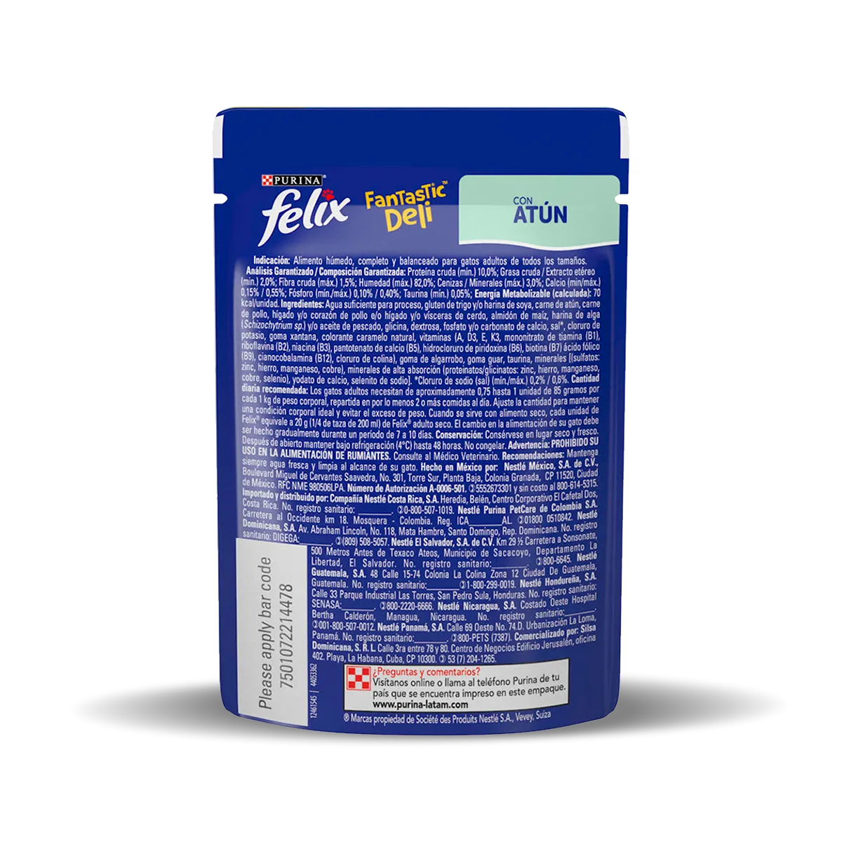 Comida Húmeda Fantastic™ Deli con Atún 85g